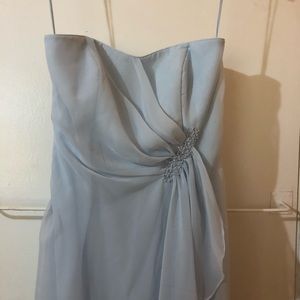 Pastel Blue Prom Dress